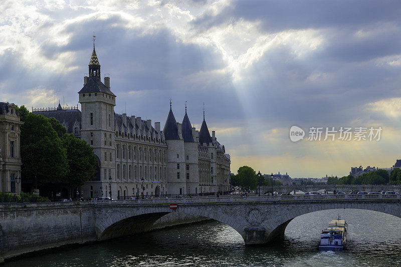 《Conciergerie。巴黎,法国