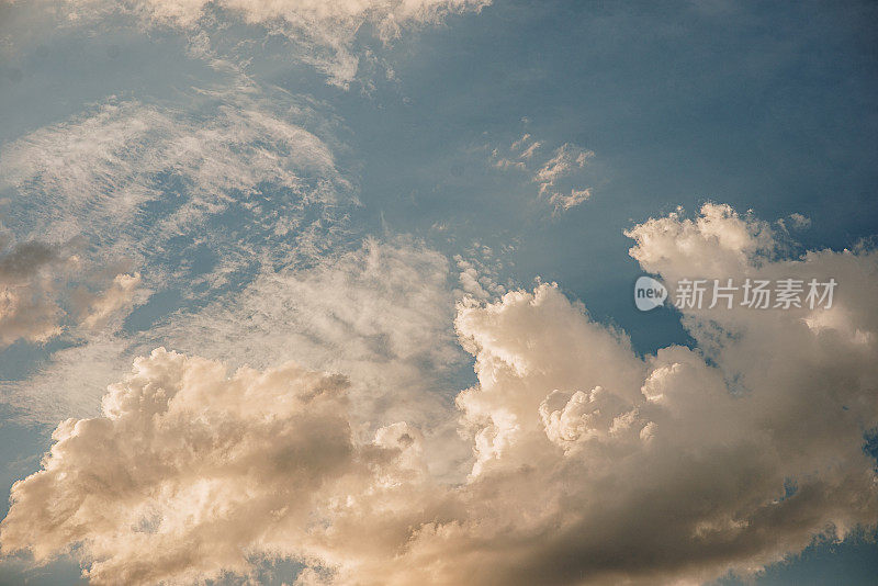 日落的天空背景