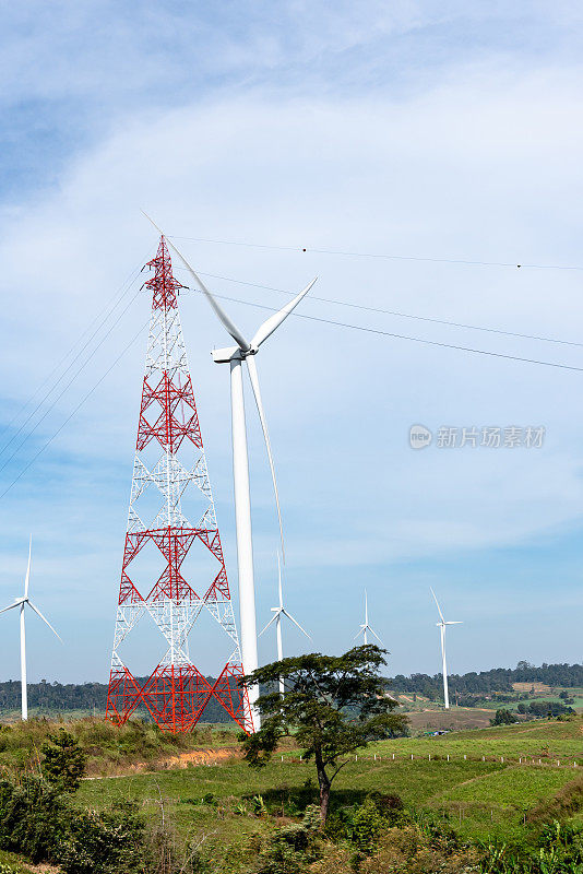 风力发电站或风电场