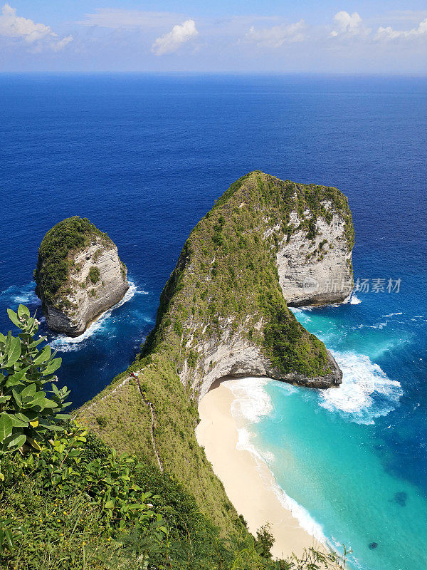 霸王龙角和克林金海滩，努沙佩尼达，印度尼西亚巴厘岛