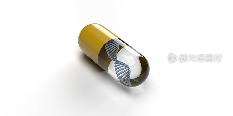 药丸中的DNA图标