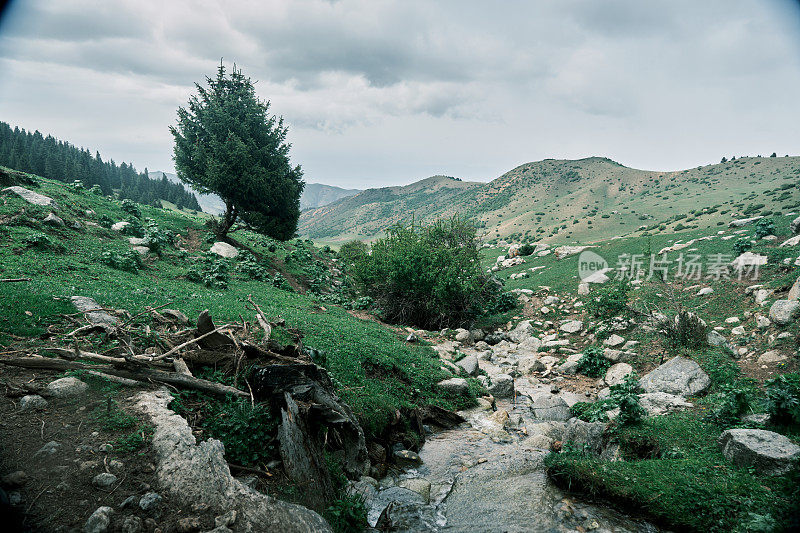 山间河流