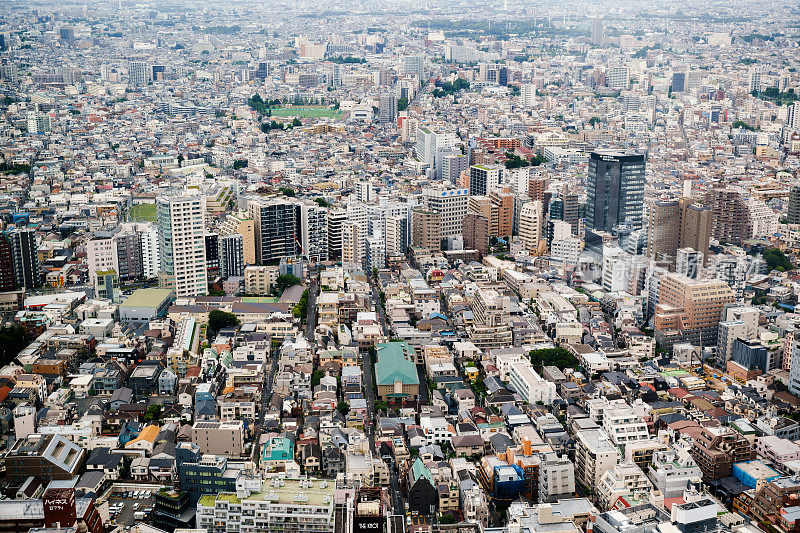 东京城市景观-新宿