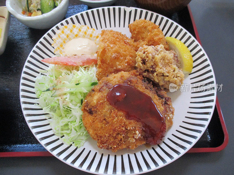 来自熊本县熊本市南区约南町的人气套餐餐厅“鸡嘴台”的“混合炒套餐”