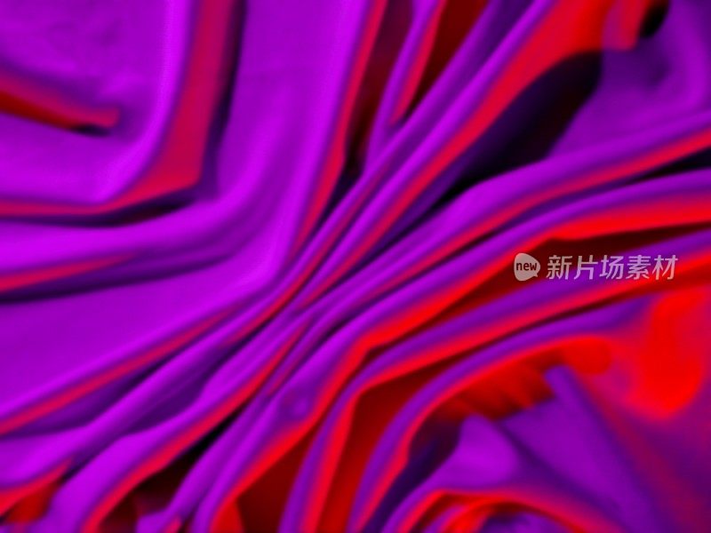 汇聚的流像波浪在充满活力的红色和紫色的颜色
