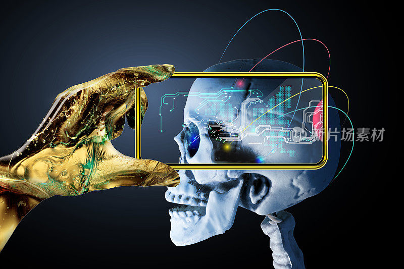 人工智能机器人操作智能手机或平板电脑终端，并对计算机进行诊断。扫描人体，做医疗保健。