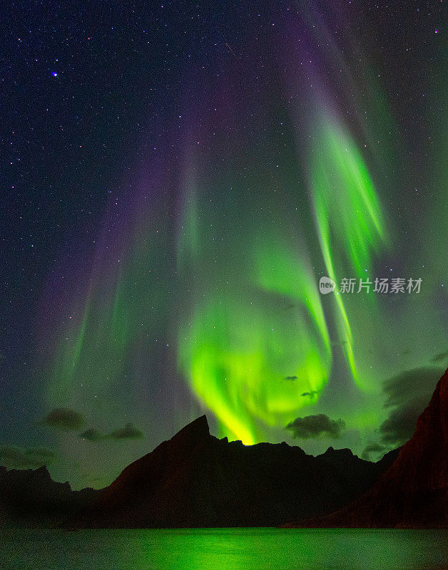 丰富多彩的北极光