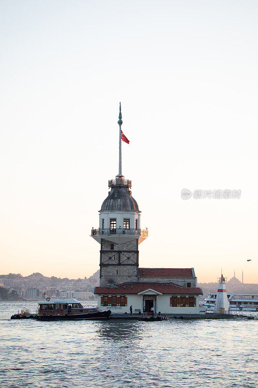 少女Tower-Maiden的Tower-Istanbul-Turkey