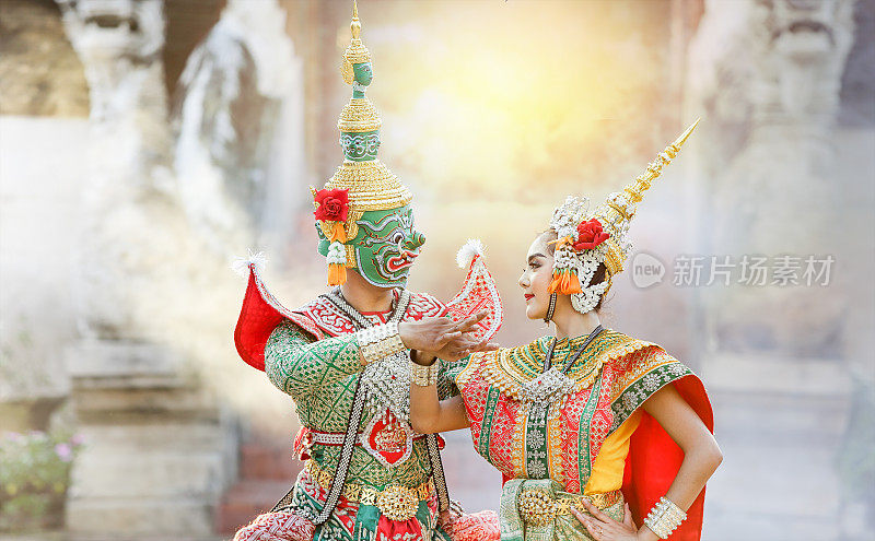 罗摩衍那史诗中的泰国古典面具舞