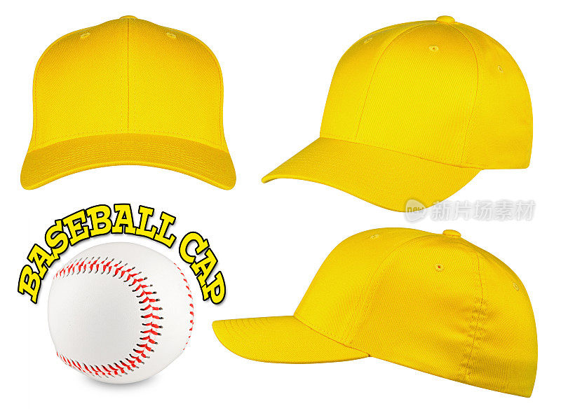 黄色棒球帽套装