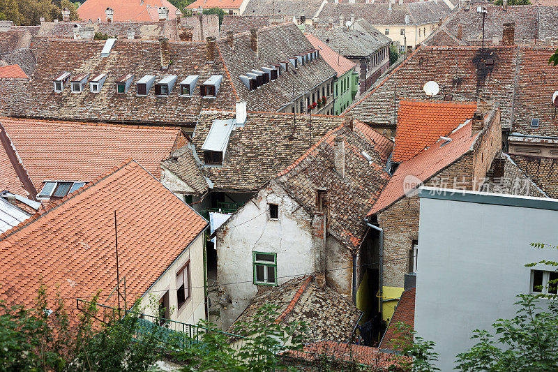 塞尔维亚诺维萨德的屋顶