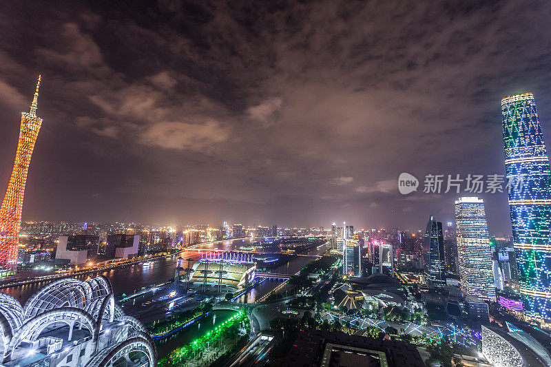广州地标高架景观
