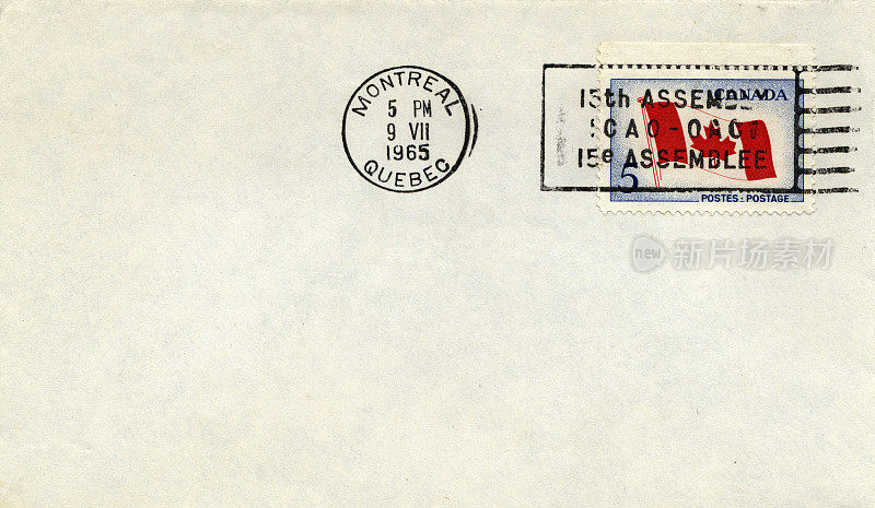1965年加拿大的信封