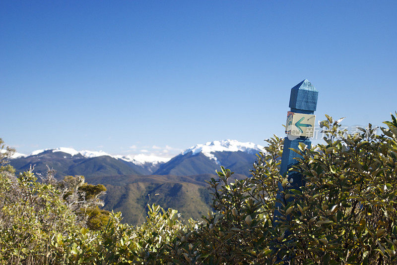 塔卡山步道，塔斯曼地区，新西兰