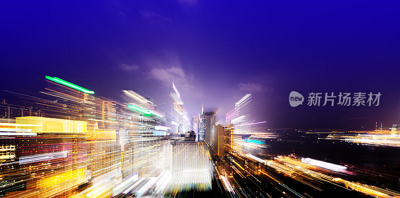 香港城市夜景