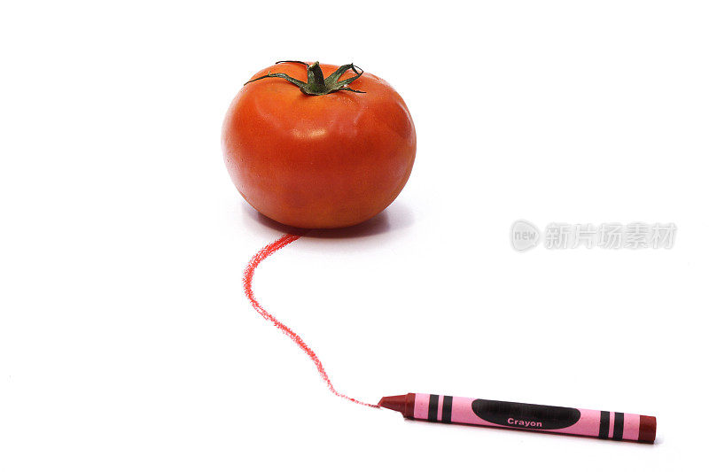 画一个番茄
