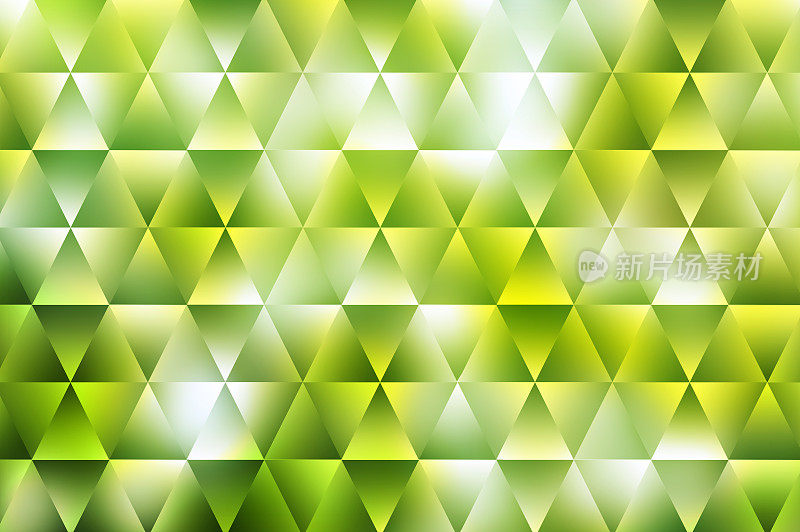 绿色三角形图案抽象背景