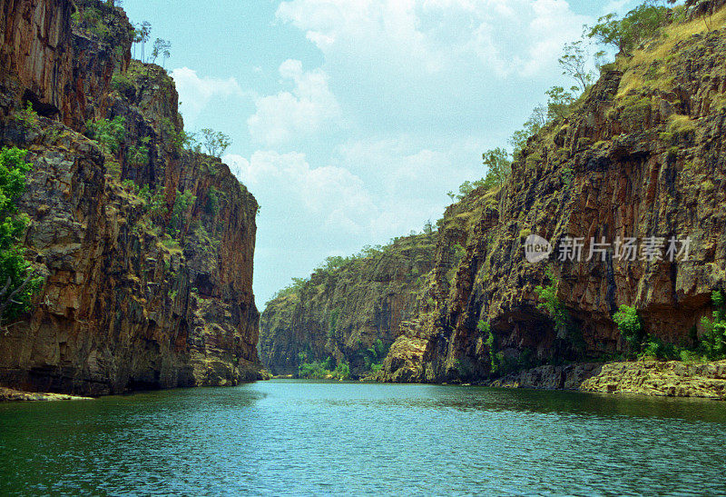 凯瑟琳峡谷在澳大利亚北领地