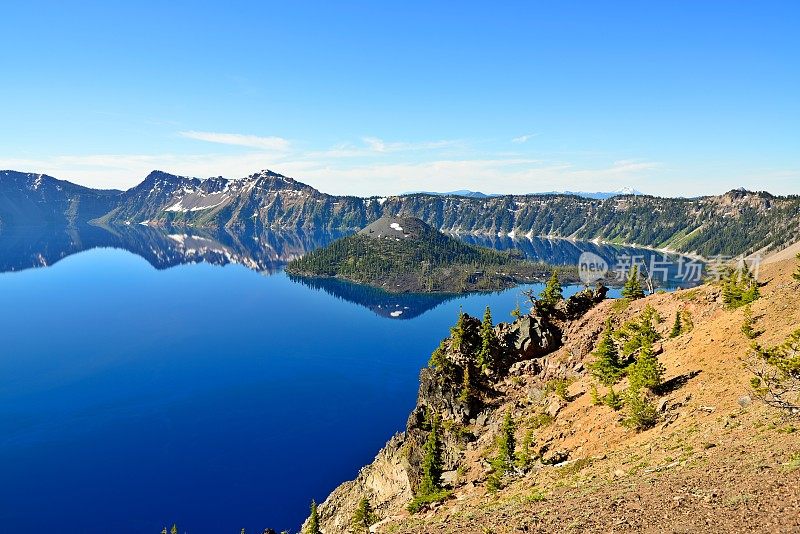 火山口湖国家公园，俄勒冈州