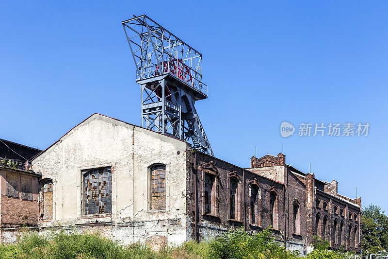 前煤矿的旧建筑，波兰卡托维兹