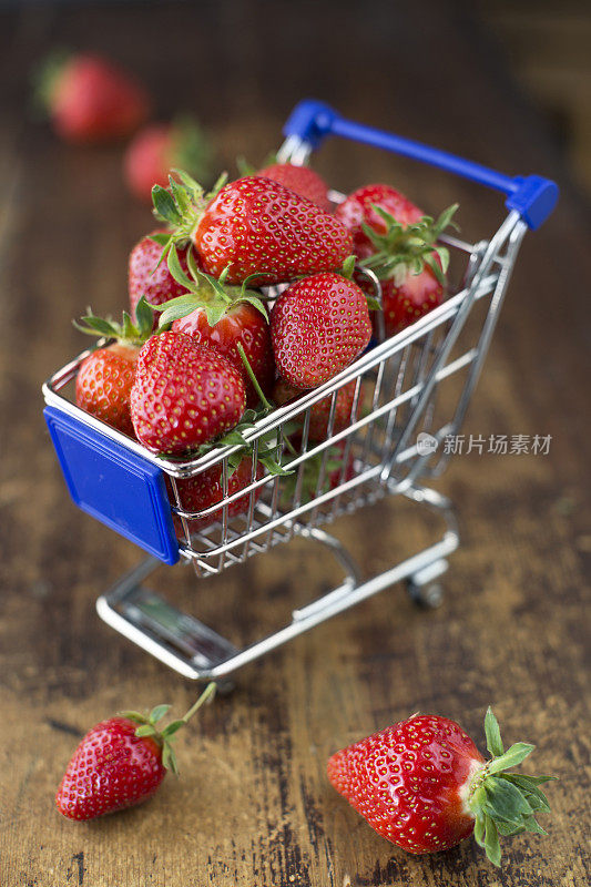 草莓在shoppingcart