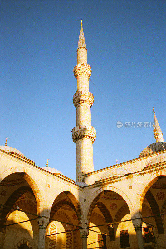 蓝色清真寺。土耳其,伊斯坦布尔。