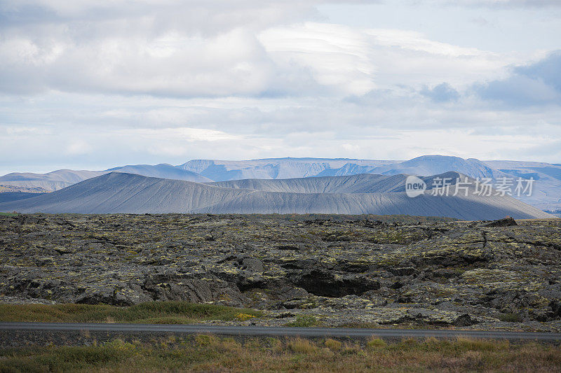 冰岛的Hverfjall火山口