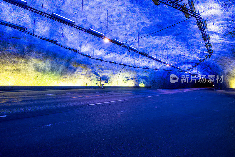 挪威的Laerdal隧道