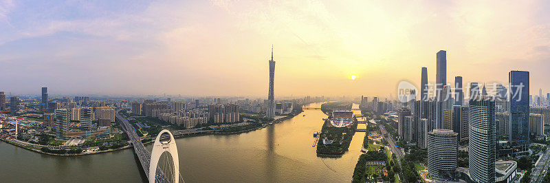 中国广东省广州市的城市风景
