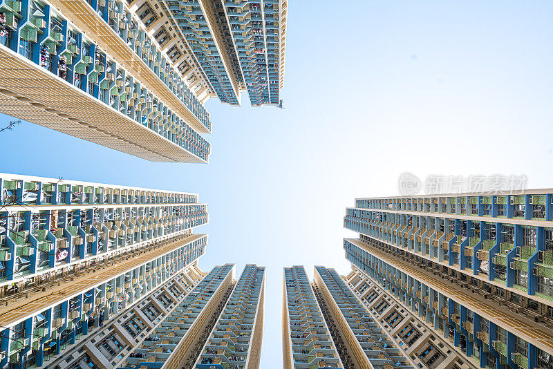 香港拥挤的房屋