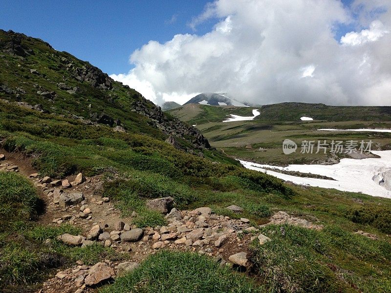 前往日本北海道伯kundake山的路线(北海道百佳山)