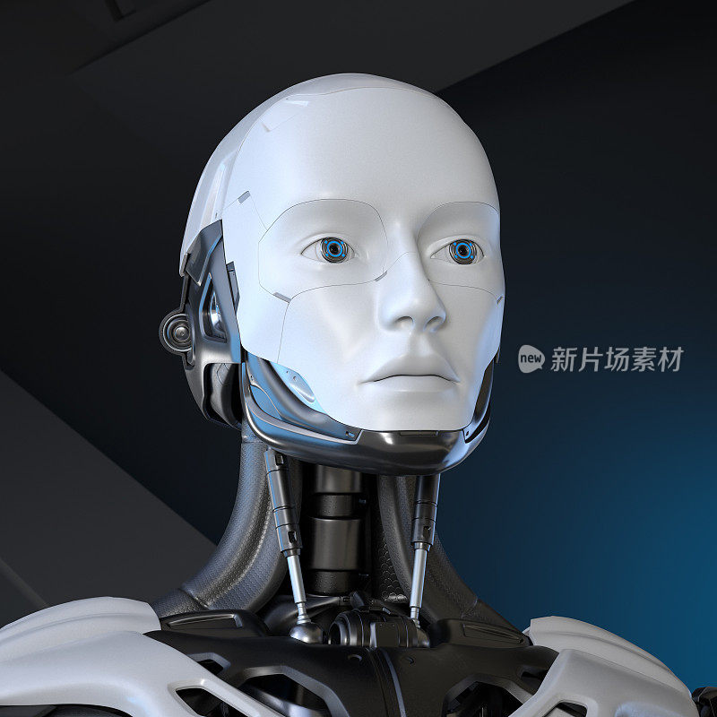 安卓机器人的肖像