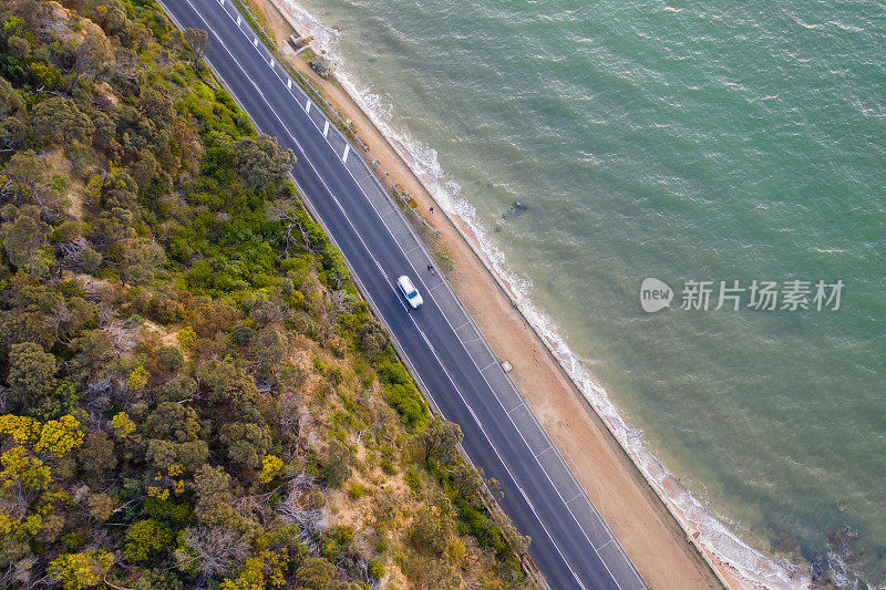 安东尼的鼻子，日落时的卓玛纳公路航拍