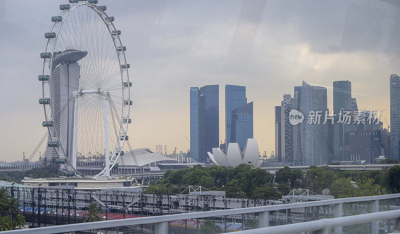 新加坡市中心的美景