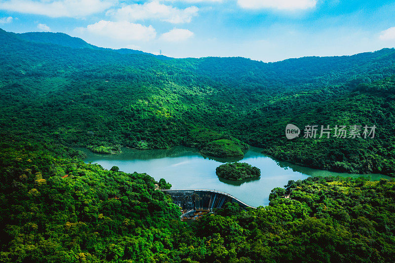 美丽的河背水塘，香港