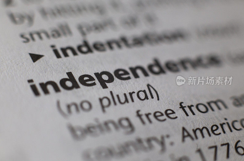 字典词独立
