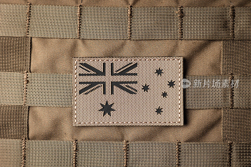 澳大利亚军旗贴片近距离