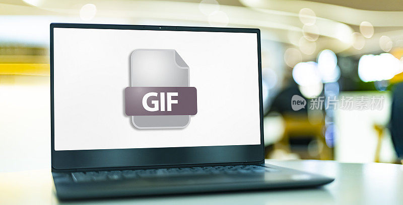 笔记本电脑显示GIF文件的图标
