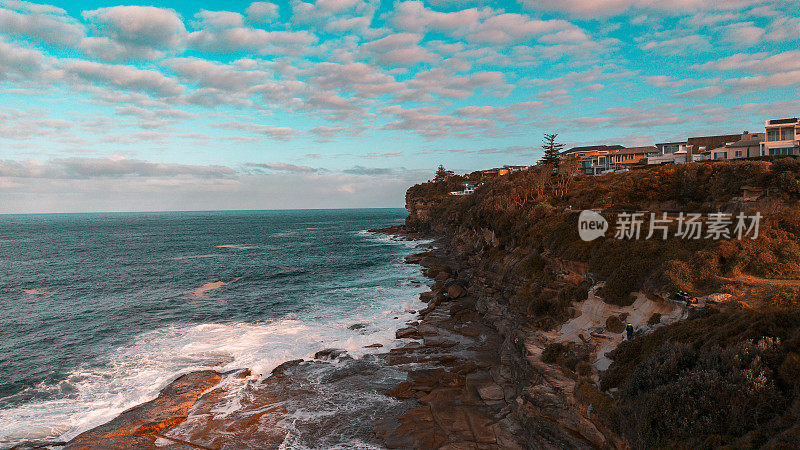 悉尼郊区海景，北部海滩，澳大利亚