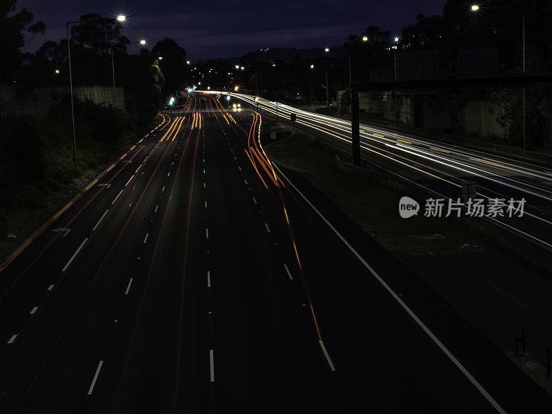 多车道自由道路与光径