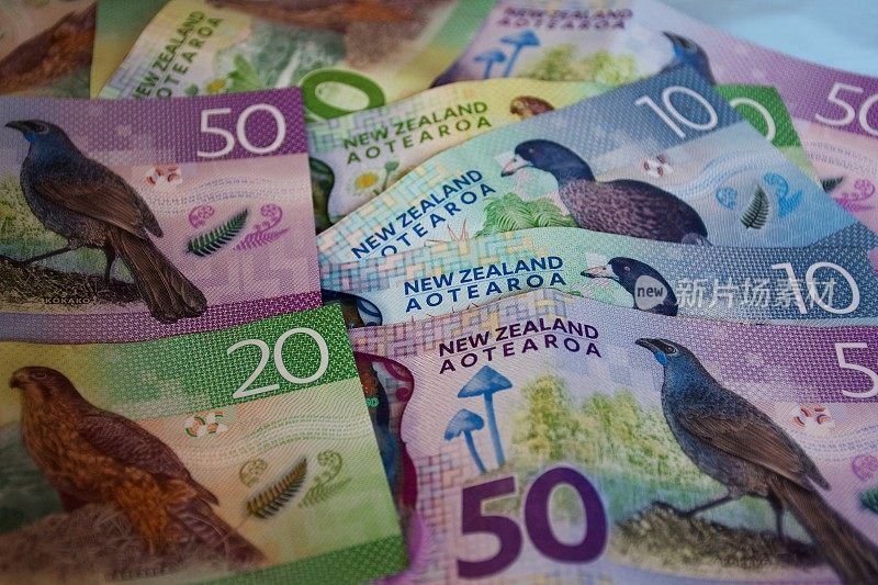 新西兰元纸币(NZD)背景