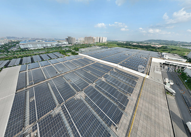 低碳环保，太阳能发电