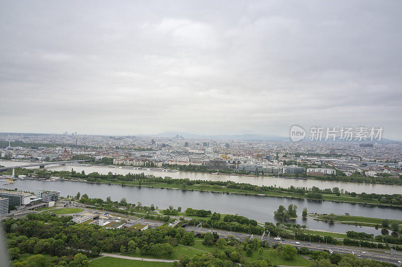 维也纳多瑙河全景