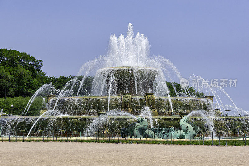白金汉喷泉，芝加哥