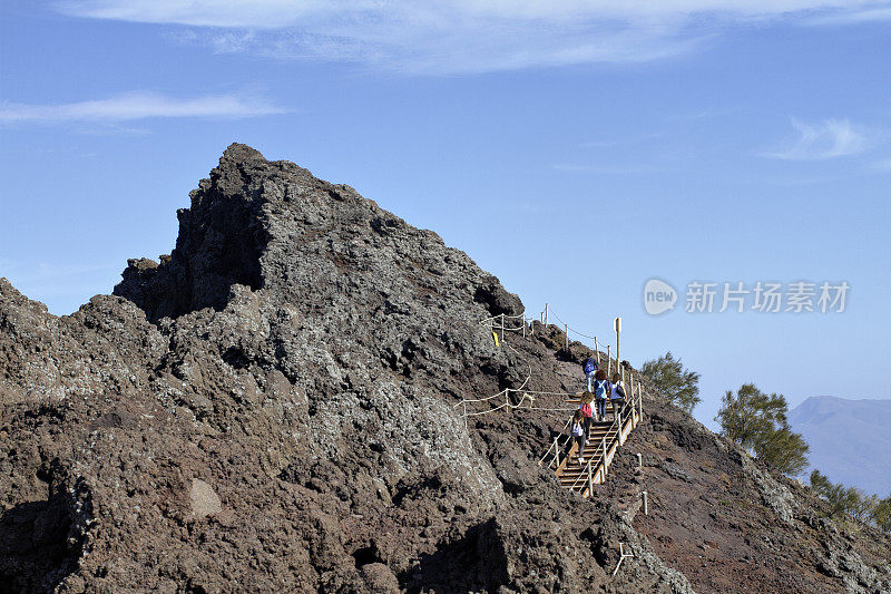 维苏威火山东南墙火山口