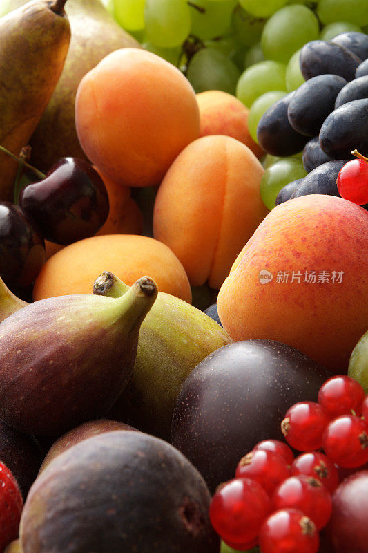 水果静物:夏季水果收集静物