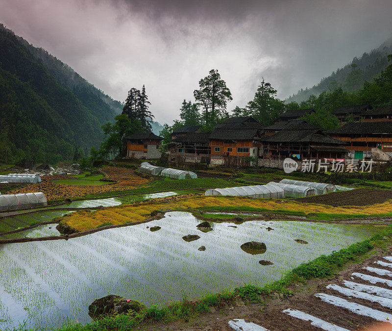 隆基梯田、隆盛,桂林,中国