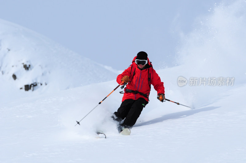 粉滑雪