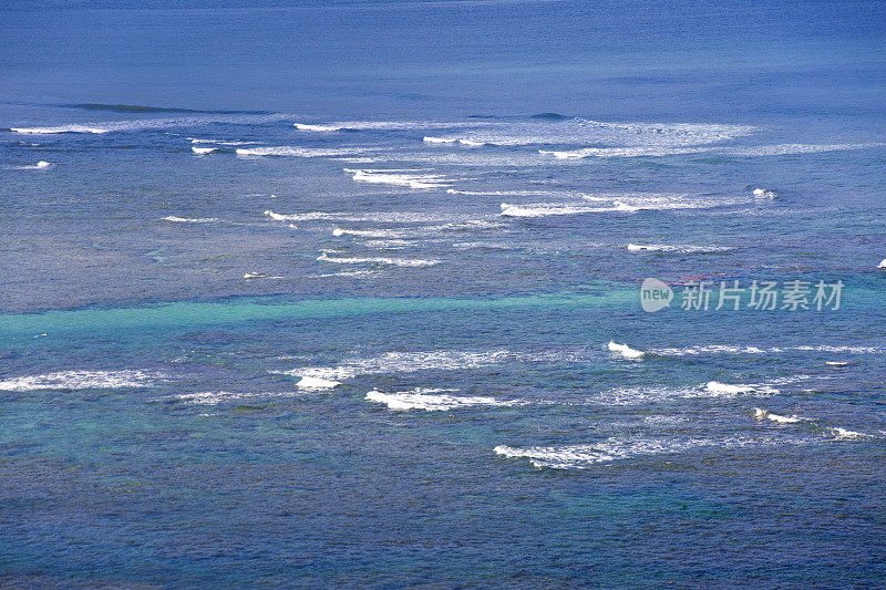 哈纳雷湾的哈纳雷海滩。夏威夷考艾岛