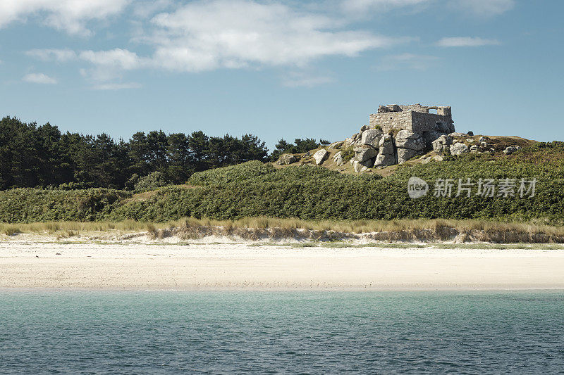 废墟海滩，特雷斯科，锡利群岛